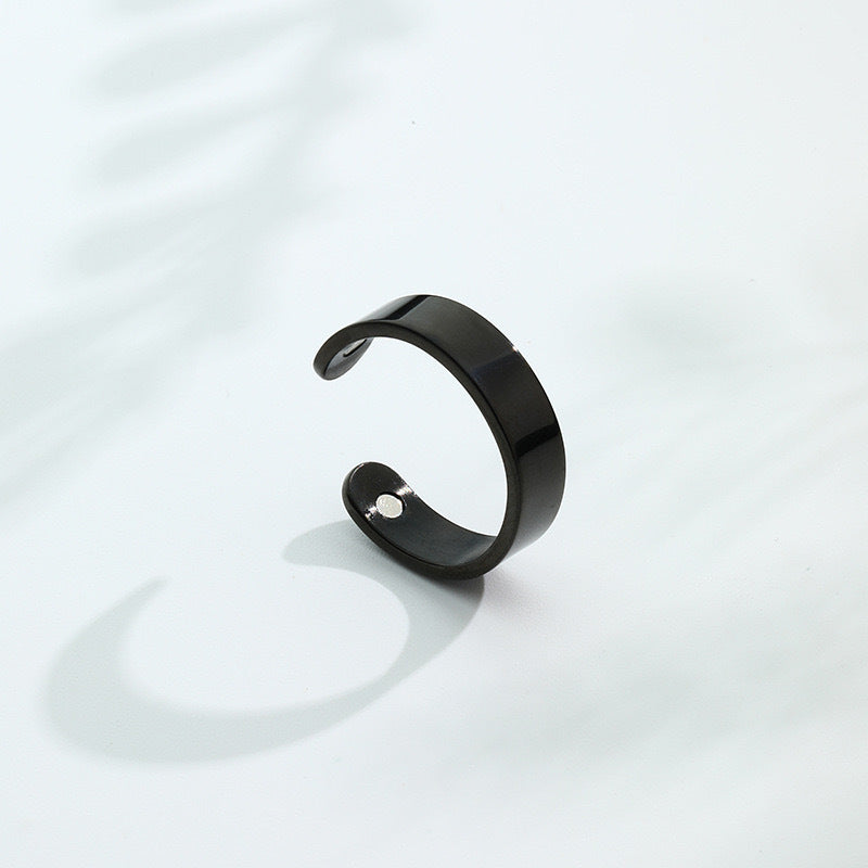 Wholesale Magnetic open polished ring